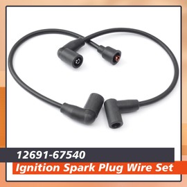 Mhrxusd 12691-67540 Ignition Spark Plug Wire Set Replacement for Kubota 3 Cylinder WG600 WG750 DF750 Engines for Rotor 12581-68650, Replace 12691-0000