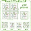 200 Pieces Mahjong Cocktail Napkins Disposable 4 Style 10" x