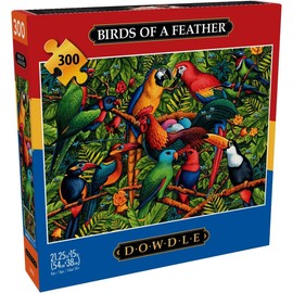 Buffalo Games - Eric Dowdle - Birds of a Feather - 300 Piece Jigsaw Puzzle for Adults Challenging Puzzle Perfect for Game Nights - Finished Size is 21.25 x 15.00
