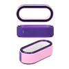 TOOLS FOR BEAUTY 3-sided oval cosmetic tool purple nail buffer