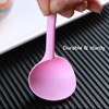 Tamnjvrr Pack of 100 Pink Extra-Heavy Weight Disposable Plastic Spoons