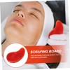 Beavorty 2pcs Guasha Scraping Plate Massage Tool Agate Facial Scraping