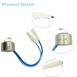 242046001 Refrigerator Defrost Thermostat for Electrolux,Frigidaire,Sears Kenmore,Crosley,Gibson Refrigerator,Replaces 1564839,240386402,240386403, AP4508400,AH2378768,EA2378768,PS2378768,L47-22F