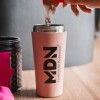 Vaso Shaker Aluminio Mdn Sports Mezclador De Proteína.