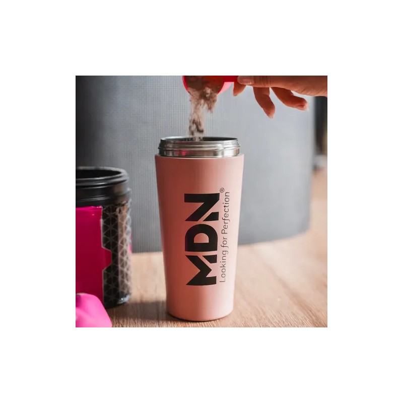 Vaso Shaker Aluminio Mdn Sports Mezclador De Proteína.