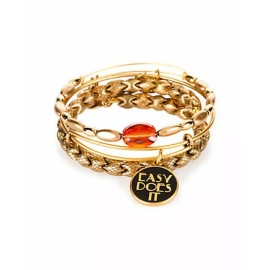 alex & ani 3 SET Alex and Ani sabara  easy does it medina BRACELET WRAP  A14flsh1094RG RARE