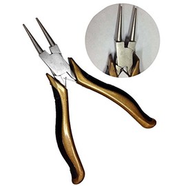 JEWEL TOOL 5" (12.7 cm) Round Nose Pliers - TP-81024-86 | Perfect for Crafts | Easy-Grip 2-Tone Handle | Heavy Duty