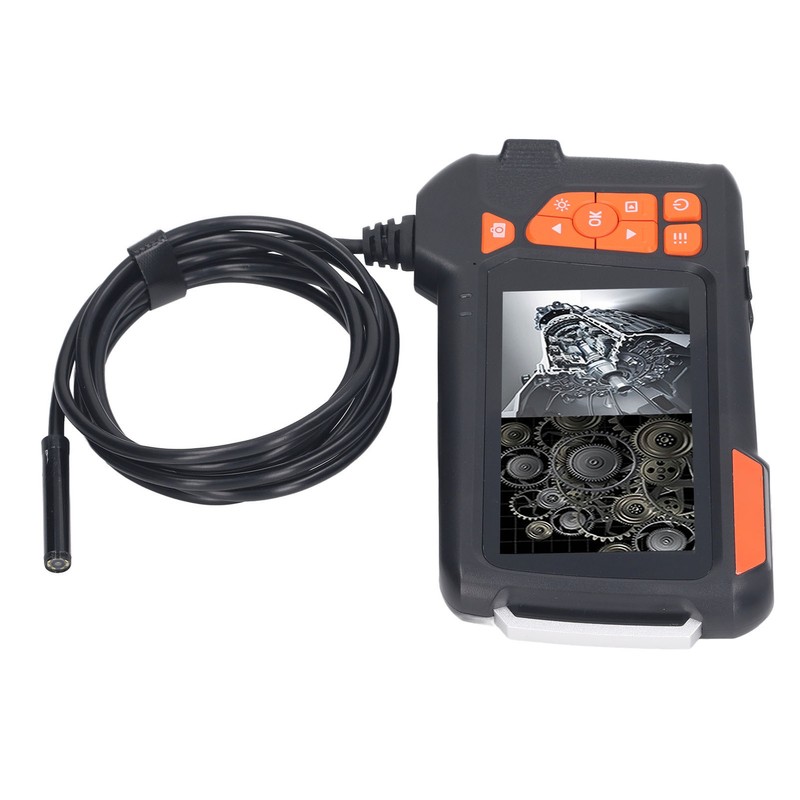 4.5in Industrial Endoscope Digital Display Waterproof Photo Record 1080P 8mm