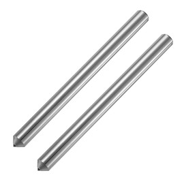 uxcell 2pcs Diamond Dressers, 12mm x 152mm (15/32" x 6") Single Tapered Point Grinding Wheel Round Pen Welded Diamond Dressing Tools, Silver Tone
