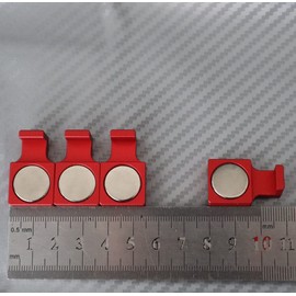 CWZ 4-Pack! Magnetic Parallel Keepers, Holders. Vise, CNC,Kurt,Machinist Tools Red