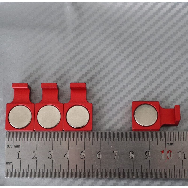 CWZ 4-Pack! Magnetic Parallel Keepers, Holders. Vise, CNC,Kurt,Machinist Tools Red