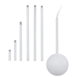 EGLO Kabelkanal Extention, Kabelführung aus Stahl, Farbe: Weiß, Länge: 320 bis 1570 mm