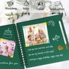 Miaikoe 20.5x20.5 cm DIY Scrapbook Album with Window Hardcover Kraft