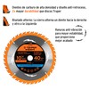 Truper Expert ST-1040EX, Disco sierra 10" para madera 40 dientes