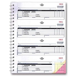 Fuel Purchase Order Book (3-Part Fuel PO Book) (200 per Book)