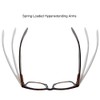 grinderPUNCH 4 Pairs Deluxe Reading Glasses Spring Hinge Stylish Readers