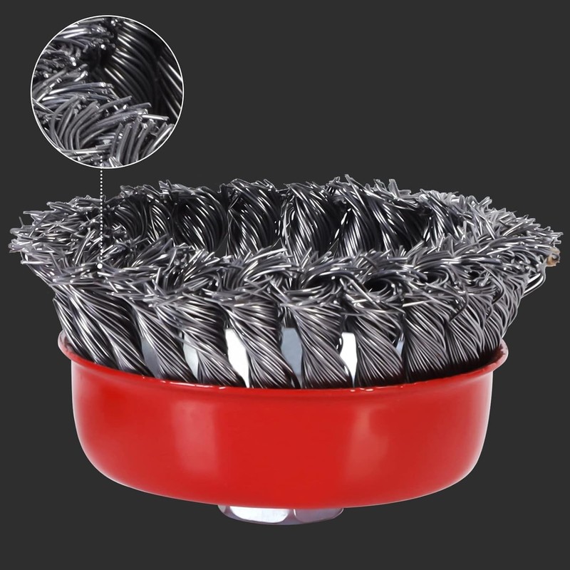 125 mm Wire Brushes for Angle Grinders, M14 125 mm