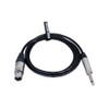 XLR Female to 1/4 Mono Cable - Professional Microphone Cable