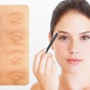 KEQAR Tattoo Practice Skin and Simulated Eyebrows and Eyelids Artificial