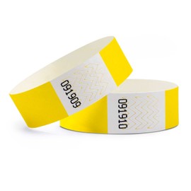linie zwo ®, Tyvek Inlet Bands 19 x 254 mm Yellow Pack of 1000