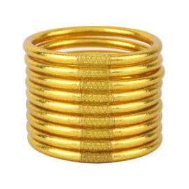 BuDhaGirl Gold All Weather Bangles® (AWB) - Serenity Prayer