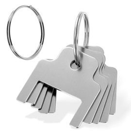 770301 Key 5 Pack Paper Towel Dispenser Key for Kimberly Clark Universal Dispensers Portable Non Applicable Commercial Paper Towel Dispenser Key with 2 Key Rings - Sharing Pack