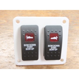 RNR WHITE TRIMTAB TRIM SWITCH FITS ELECTRIC LENCO TABS PSC21WH ROCKER SWITCH TRIM