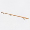5 FT Handrails for Indoor Stairs,Deck,Slope,Modern Aluminum Handrail Set, Wall