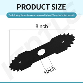 KINTLE 4 Pcs 9 inch 638006008 Edger Blade (1" Center Hole) for Ryobi HOM-Elite RY13050 RY13050A RY15518 RY40030 Edger Replace 638006007