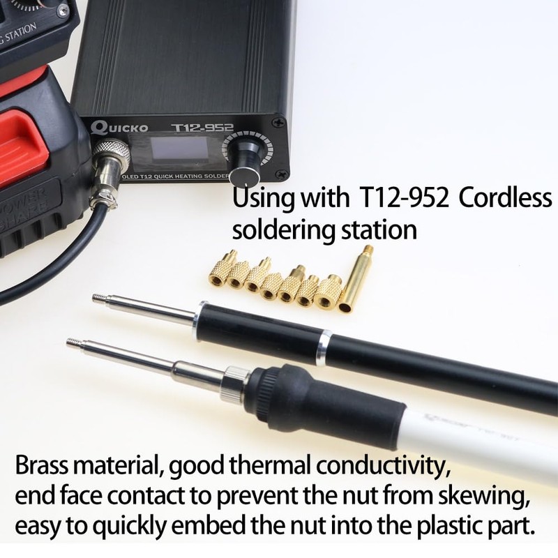 Quicko Heat Set Insert Tool M2 M3 M4 M5 M6