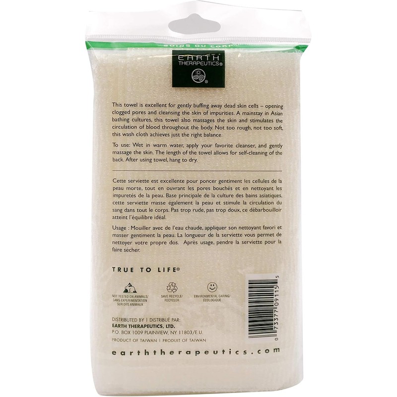 Toalla Exfoliante Hydro Towel Earth Therapeutics para Cuidado de Piel