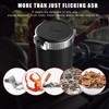 Dickno Car Ashtray with Lid, Detachable Stainless Smokeless Auto Ashtray,