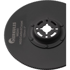 HERKULES M5240 HSS Offset Serrated Segment Saw Blade by For Multi-Sander – Dimensions: Diameter = – FOR Material/Features: Board, Rug, Leather