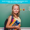 Decorably Multifunctional Butterfly Pop Up Pencil Case with Calculator, Sharpener,