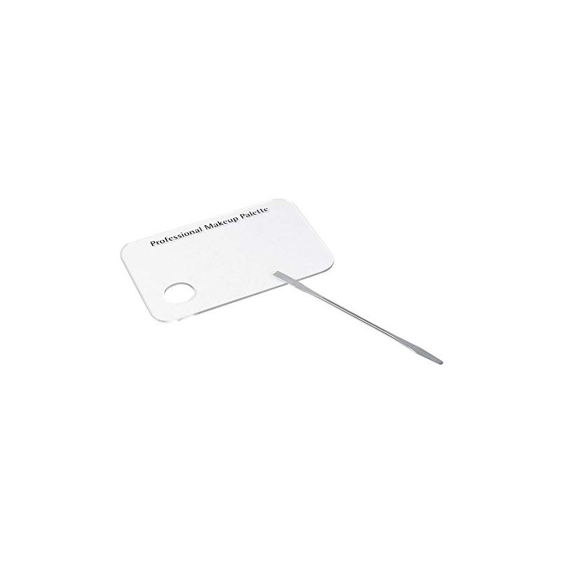 Sonew Paleta de Maquillaje de Acrílico Transparente, Paleta de Mezcla