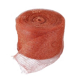 GeBot 5" X20FT Knitted Copper Mesh Wildlife Control, Copper Blocker Wildlife Stopper, Gun Barrels Clean, Fill Fabric DIY