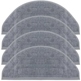 YBVABE Mop Pads for Roborock S8 Pro Ultra, 4PCS Mopping Pad Replacements Microfiber Cloth with Dual Sonic Accessories for Roborock S8 Series Vacuum, Premium Parts for Efficient Cleaning