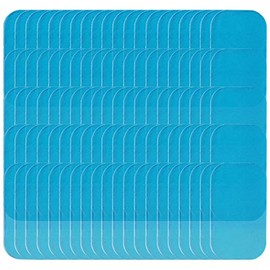 (100 Sheets) 8 Pack EMS Abdominal Muscle Training Gear, Dedicated Gel Sheets, Set of 100, High Conductivity Gel Pads for Abdominal Belts