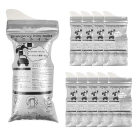 Fousenuk Pack of 10 Disposable Urine Bags, 700 ml, Super Absorbent Portable Urine Bag with Gel, Urine Bags for Men, Women, Children, Emergency Toilets for On the Go, Camping, Travel, Car Travel,