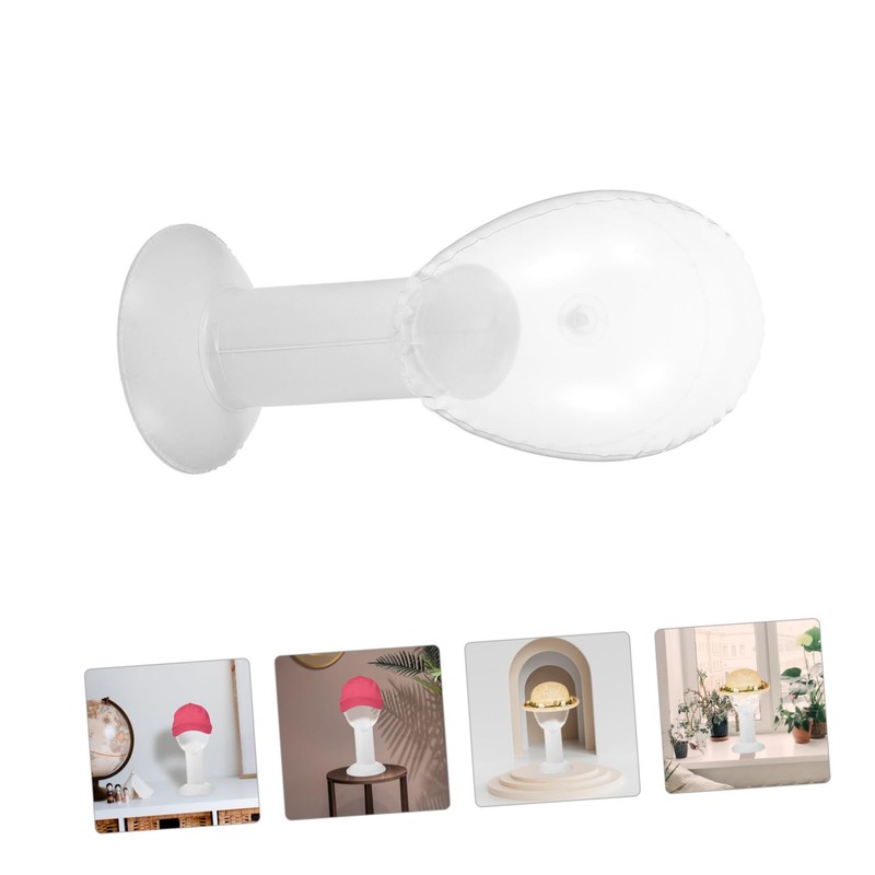 Operitacx Mannequin Head Wig Stand for Styling Inflatable Wig Head