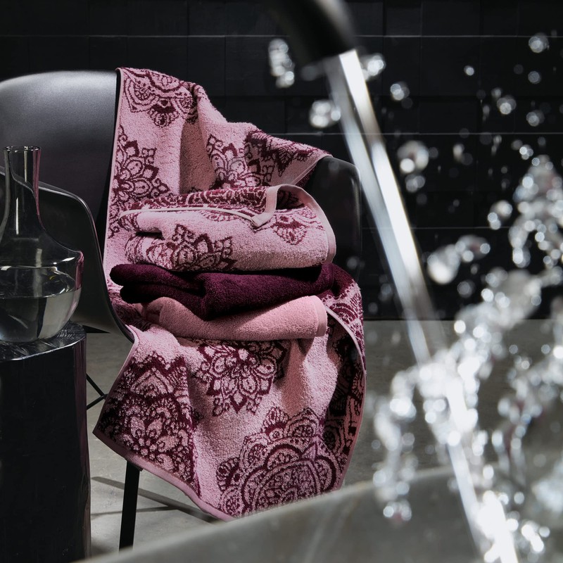 Erwin Müller Bühl Bath Towel Pack of 2 Walk-Terry Berry