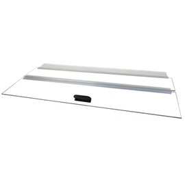 H2Pro 16″ Glass Canopy 5.5 Gallon Aquarium Fish Tank (15.28 x 7.56 x 0.16in)