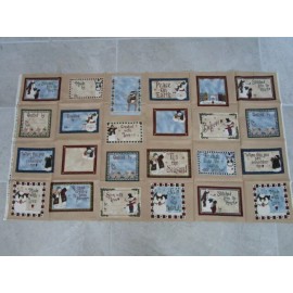 Moda Fabrics Fabric Quilt Labels Made with Love by Deb Strain Christmas Holiday Moda Brand