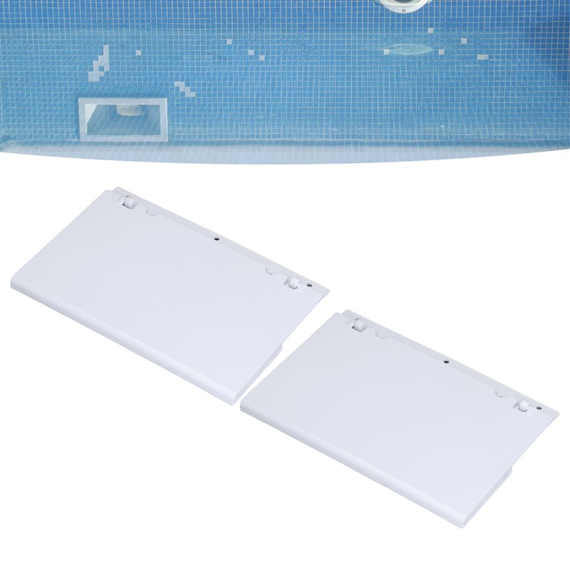 2pcs Skimmer Assembly Plastic Replacement Swimming Pool Gate Weir Baffle