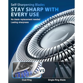 Head Shaver for Bald Men, 5-in-1 Electric Razor with 7D Floating & 2-Speed Modes, IPX7 Waterproof, LED Smart Display and & Type-C Fast Charging, Professional Grooming Kit for Men, Valentines Day Gifts