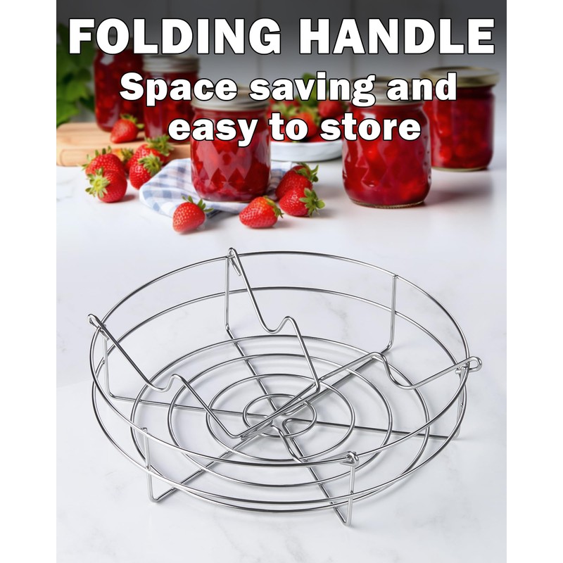 Cook N Home Water Bath Canner with Jar Rack &