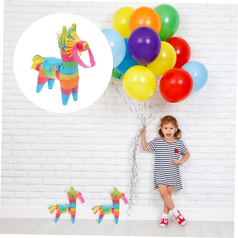 Totority 3pcs Donkey Decor for Cinco De Mayo and Birthday