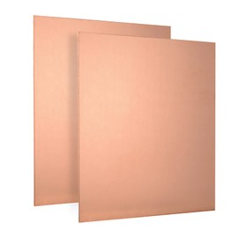 CCTVMTST 2 Pieces Pure Copper Sheet Plate 6x6 inches, 20 Gauge for Industry Supply, DIY Projects, Experiments