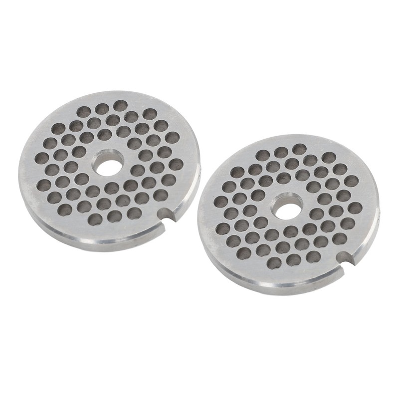 2pcs Meat Grinder Plate Professional Replaceable Efficient Safe Stainless Steel