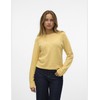VERO MODA Women's Vmdoffy LS O-Neck Blouse Noos Blouse, Golden